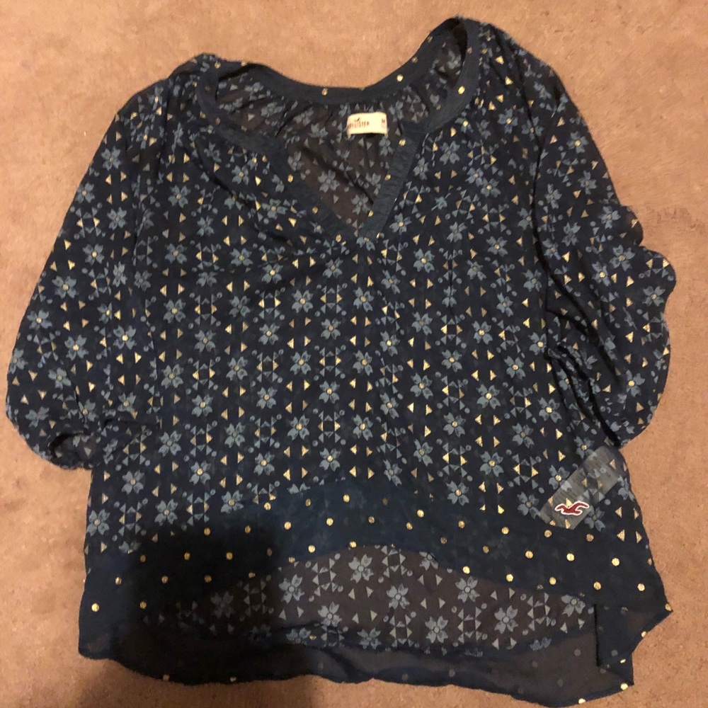 Beautiful flowy Hollister dress top
